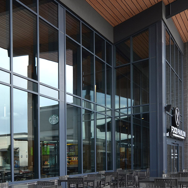 Premium Outlets, Denver, Colorado, Curtainwall